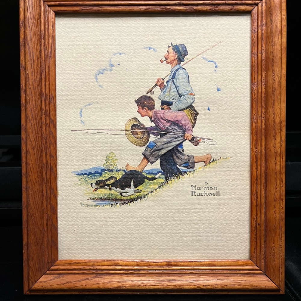 Norman Rockwell Grandpa & Me